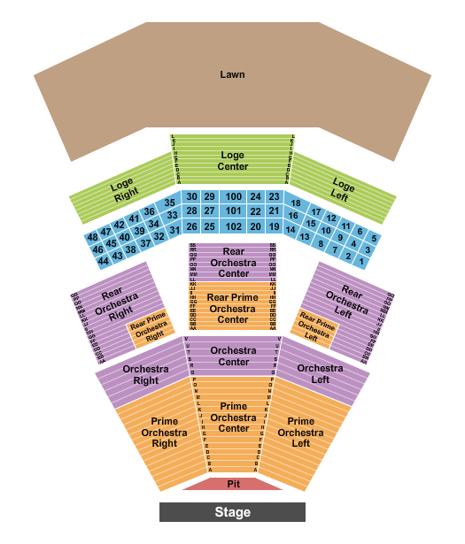 Wolf Trap National Park for the Performing Arts Carlos Vives Seating Chart